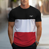 Men's Summer Printed Adult & Child T-Shirt Casual Trend