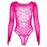 Ticketsx Women’s Black Rhinestone Bodysuit Party Clubwear