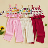 Infant Baby Girls Crocheted Flowers Toddler Summer Clothes