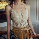 Crop Tops Retro Wild Hollow Tassel Sexy Women