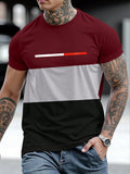 Summer New Style Men's T-shirt Casual Fashion 3D Letter