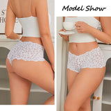 5PCS/SET Women's Sexy Lace Panties Low Waist Bow MultiColor