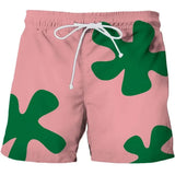 3D Patrick Star Swim Shorts Quick Dry Beachwear Unisex
