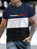 Summer New Style Men's T-shirt Casual Fashion 3D Letter