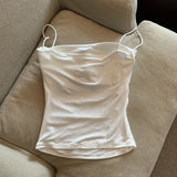 Women's Built-In Bra Spaghetti Strap Summer Camisole Top