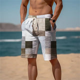 3D Patrick Star Swim Shorts Quick Dry Beachwear Unisex