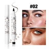 Face Fake Freckles Pen Natural Waterproof Pen for Long Lasting Look Dot Spot Makeup Tool