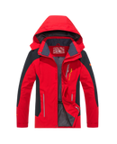 Men's Lightweight Waterproof Casual Windbreaker Outdoor Mountaineering Jacket With Hoodie