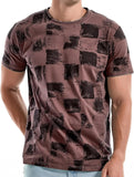 Hot-selling t-shirts for men graffiti pattern casual fashion