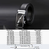 Men's Belt Metal Luxury Brand Automatic Buckle Leather High-Quality Belts