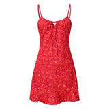 Women's Floral Slip Dress Casual Summer Homewear Style