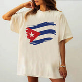 Cuba T-Shirt Women's Harajuku Classic Gothic Trendy Top Tees