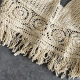 Sexy Boho Beach Holiday Camisole Halter Women Crochet Knit