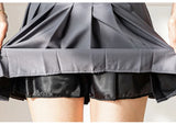 Women Pleated Skirts Summer High Waist Zipper JK Mini Skirts