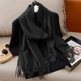Women's Winter Cashmere Scarf Warm Pashmina Shawl Wrap