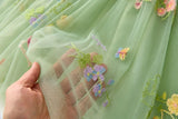 Toddler Girls Princess Tulle Dress Puff Sleeve Tutu Dress
