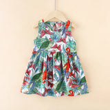 Girls Sleeveless Princess Dress Cute Summer Casual Outfit
