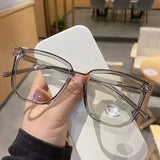 Unisex Square Blue Light Blocking Glasses for Computer Use