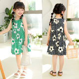 Girls Sleeveless Princess Dress Cute Summer Casual Outfit