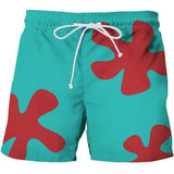 3D Patrick Star Swim Shorts Quick Dry Beachwear Unisex