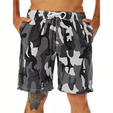 Summer New 3d Printed Flower Beach Shorts Men Tropical