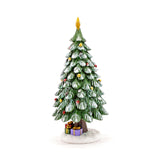 Cute Christmas Tree Figurine with Star & Gift Boxes Table Decor