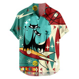 Men’s Hawaiian Floral Short Sleeve Casual Summer Shirt