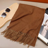 Women's Winter Cashmere Scarf Warm Pashmina Shawl Wrap
