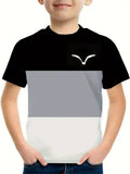 Kids' T-Shirt Fashion Simple Printed Short Sleeve Casual