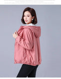 Winter Women’s Thicken Jacket Korean Velvet Thickening Hooded Cotton Padded Warm Waterproof Coats Casual Light Short Outerwears