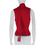 Summer New Women's Sexy Sleeveless V-Neck Lady Top Fashion