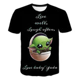Men's Star Wars Anime Kids Boys Short Sleeve T-Shirt Casual