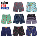 Summer Swimming Shorts Men Printing Fashion Polyester Swimsuit