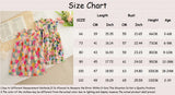Girls Summer Cotton Floral Sleeveless Beach Dress for Kids