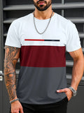 Summer New Style Men's T-shirt Casual Fashion 3D Letter