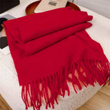 Women's Winter Cashmere Scarf Warm Pashmina Shawl Wrap