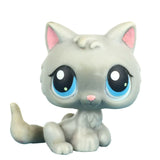 Rare pet toy Mini Stands Short Hair Kitten Old Figures Collection Original Bobble head toy lps