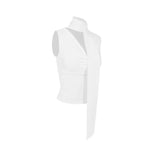 Summer New Women's Sexy Sleeveless V-Neck Lady Top Fashion