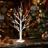Warm White LED Birch Tree Lights Battery Powered Holiday Decor