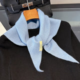 Womens Wool Winter Scarf Long Warm Cashmere Hijab Shawl Wrap