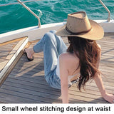 Bohemian Style Top Chest Cushion Neck Hanging Design's Tank Tops Bare Back Sexy  Beach Little Suspender Women's T-shirt