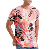 Men's Oversized T-Shirts Summer Fashion  Round Neck T-Shirt