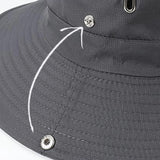 Adjustable Wide Brim Fishing Hat for Hiking and Camping