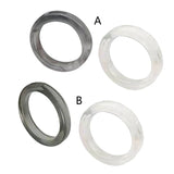 2Pcs Resin Rings Aesthetic Women Teen Girl Stackable Ring