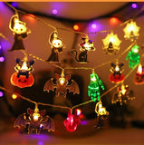 Halloween LED Pumpkin String Lights Outdoor Hanging Decor Garland