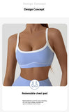 Women's Shock Absorbing Sports Bra Breathable Yoga Gym Top