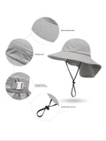 2 Pack Children's Sun Hat UV Protection Beach Sun Hat