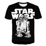 Men's Star Wars Anime Kids Boys Short Sleeve T-Shirt Casual