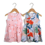 Girls Sleeveless Princess Dress Cute Summer Casual Outfit