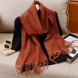 Women's Winter Cashmere Scarf Warm Pashmina Shawl Wrap